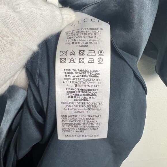 NWT Gucci 'Gucci Band' bowling shirt Size 44 - Picture 14 of 15